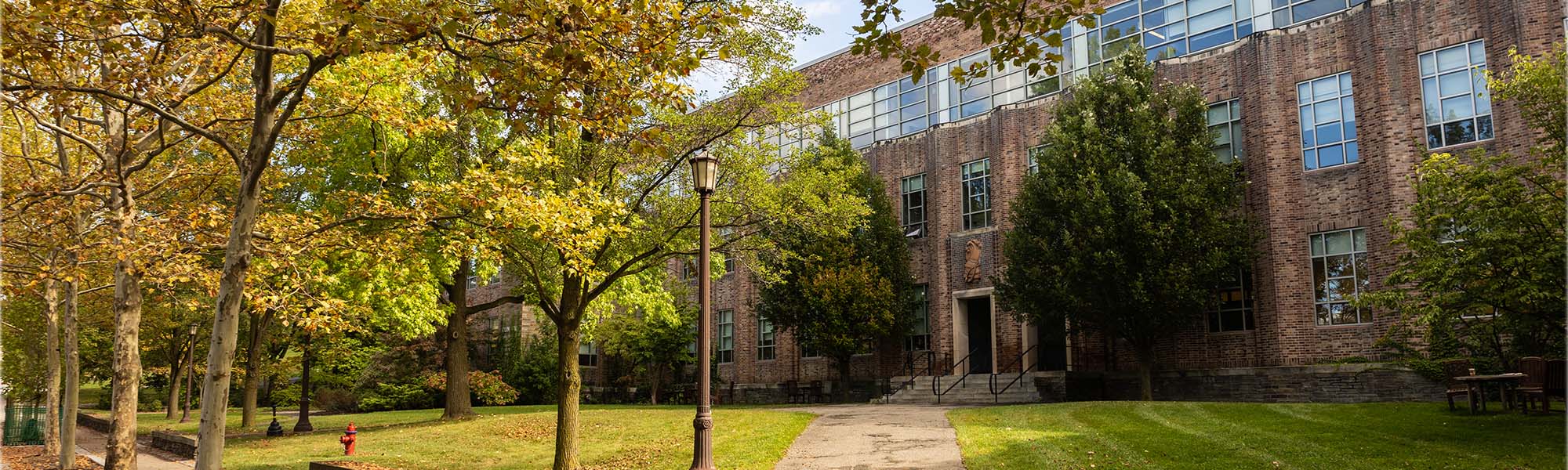 Olin Hall view from outside