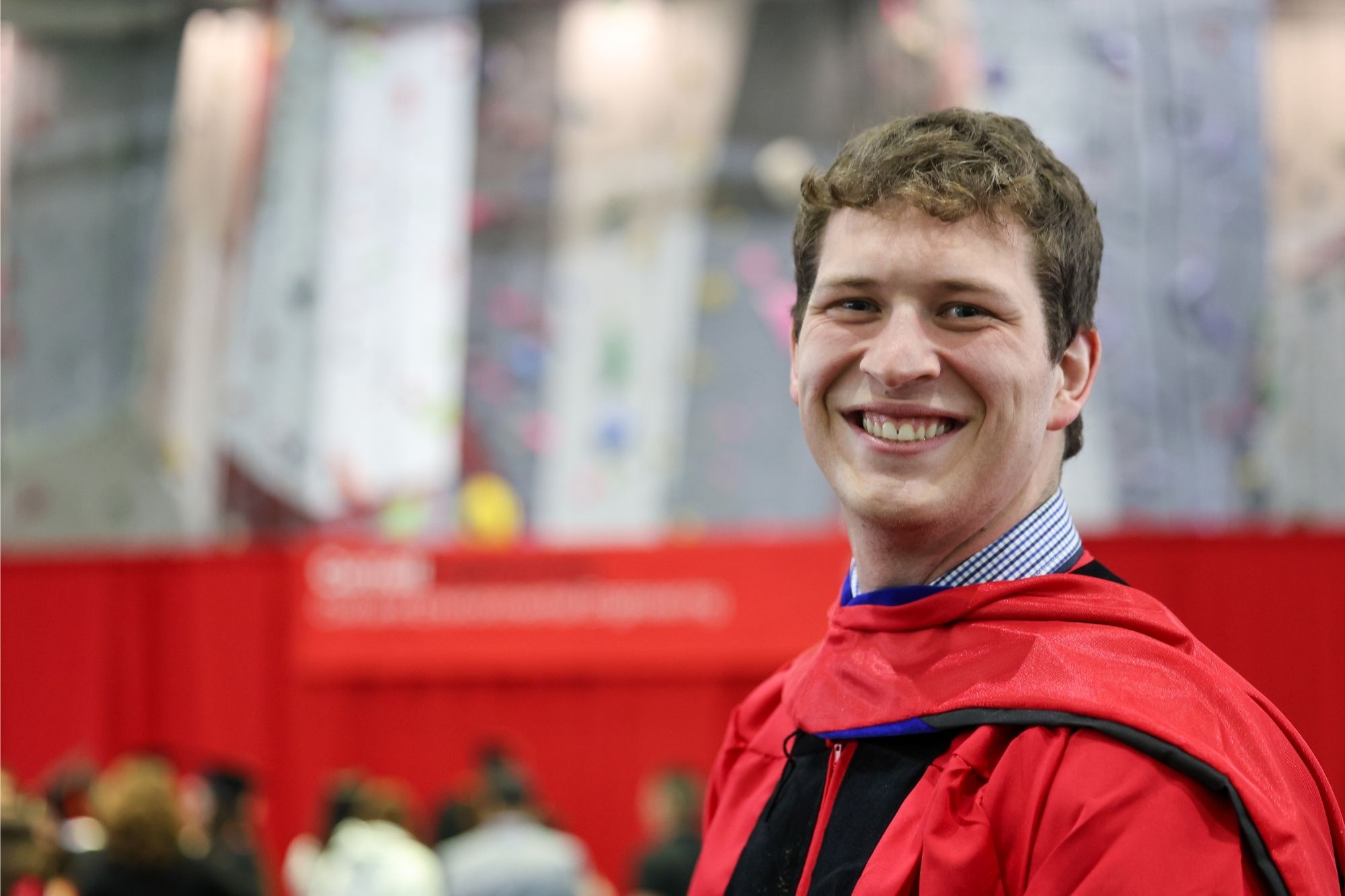 CEE Student smiling during 2025 Commencement