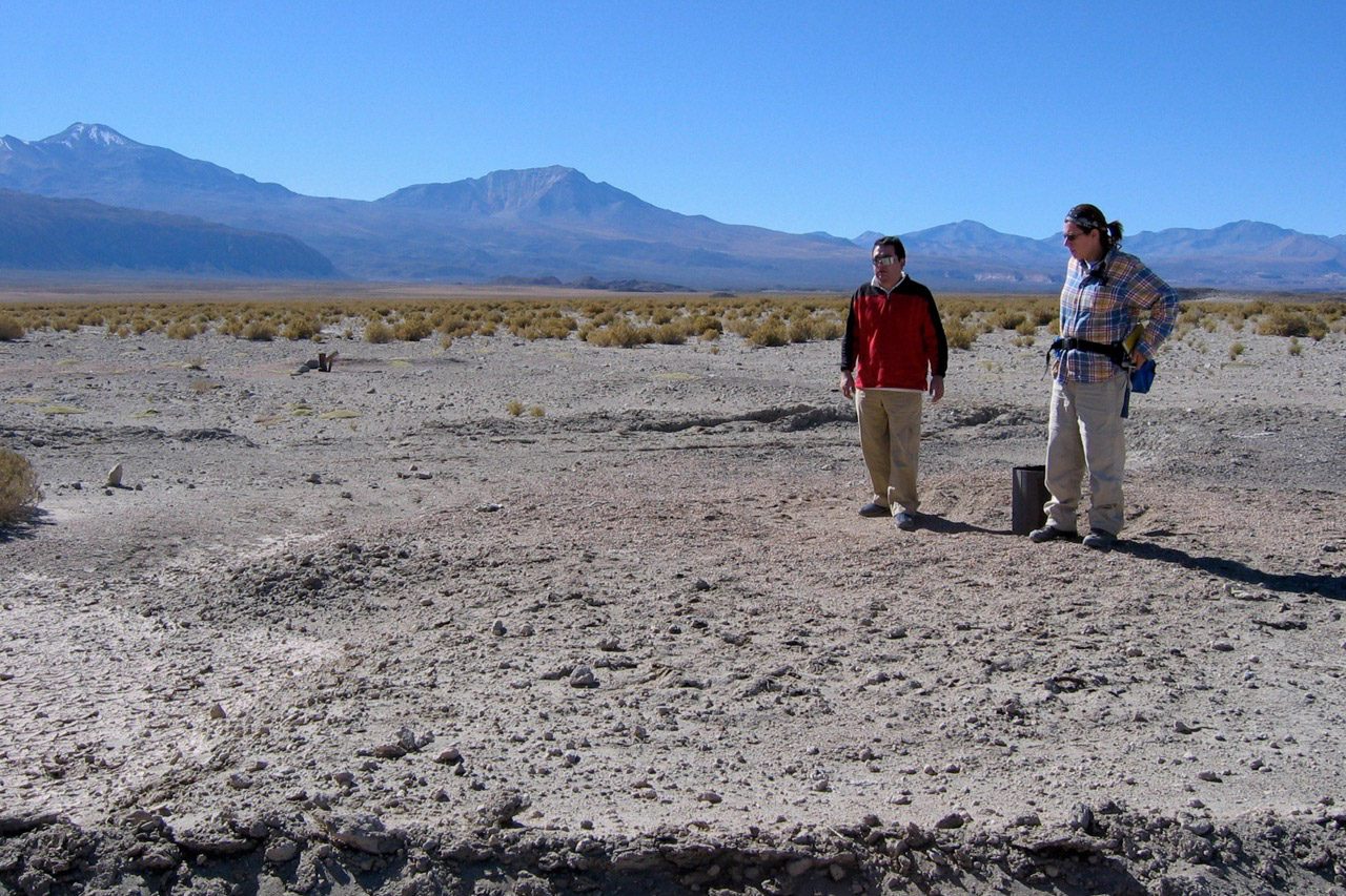 Cornell researchers working in the Andes