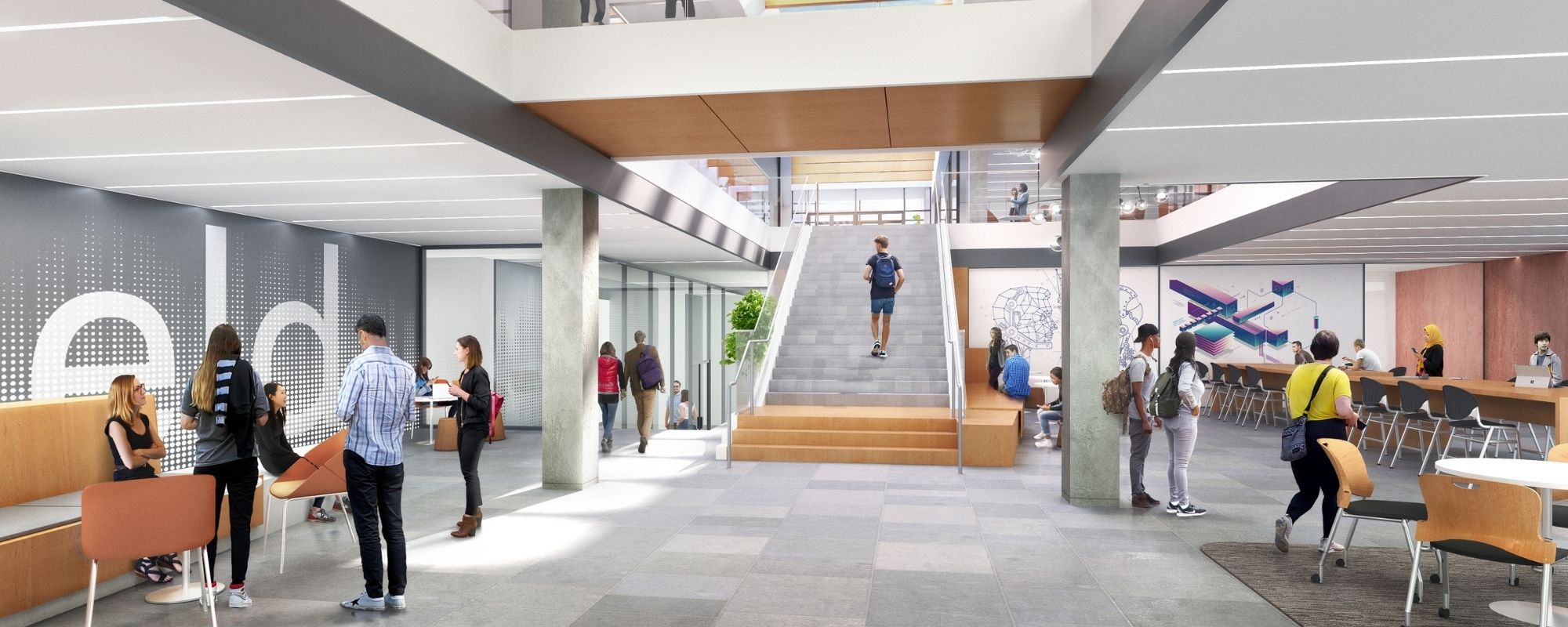 Rendering of Duffield Hall expansion