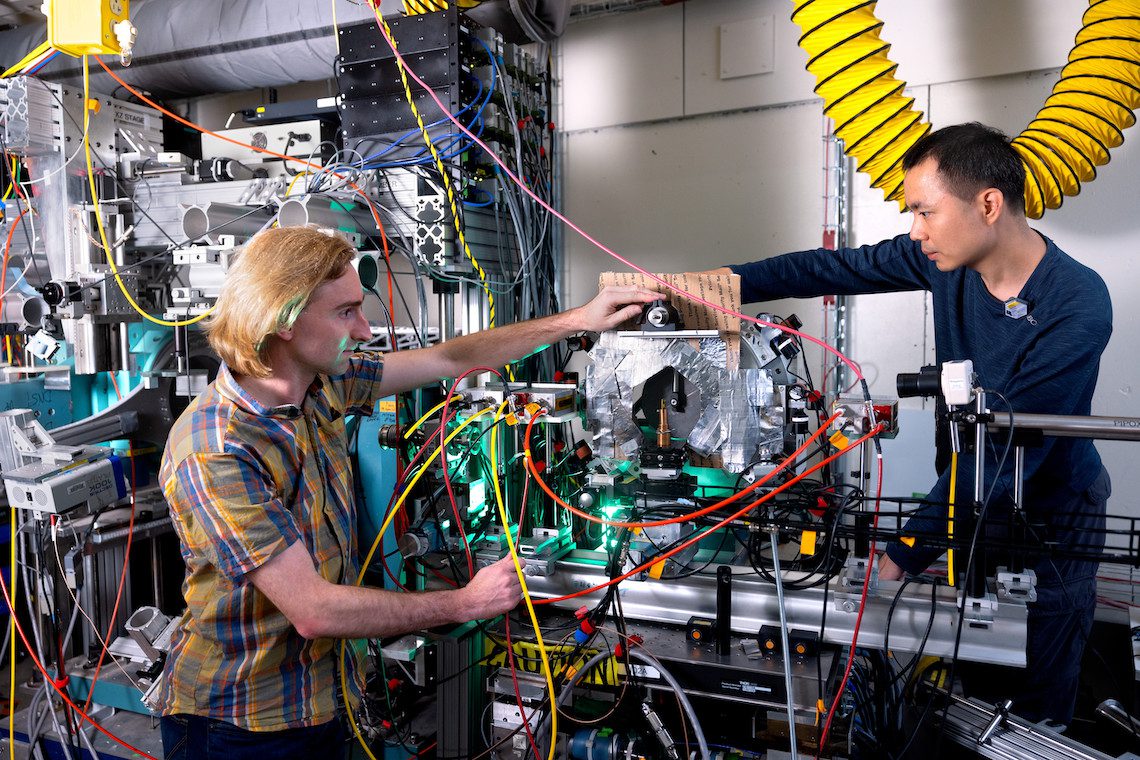 Staff scientists working in the Center for High-Energy X-ray Sciences (CHEXS) at CHESS.