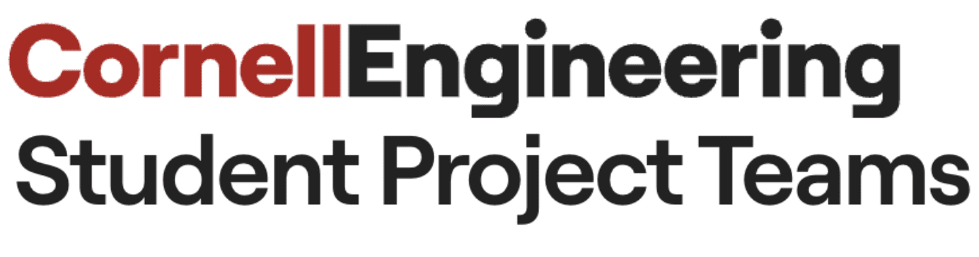 graphic with the words Cornell Engineering Student Project Teams