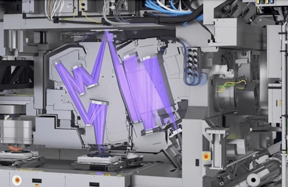 lithography machine in the mechatronics learning studio.