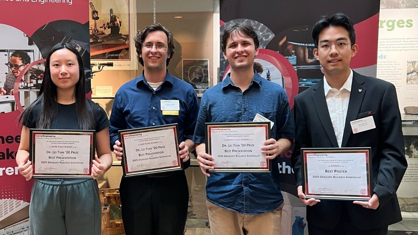 MSE Graduate students during the 10th annual symposium