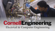 A student works in the lab. Cornell Engineering, Electrical and Computer Engineering