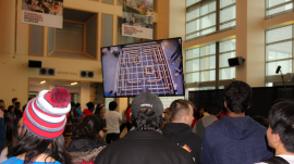 Crowds watch ECE students compete at Robotics Day
