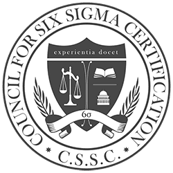 Council for six sigma certification CSSC seal