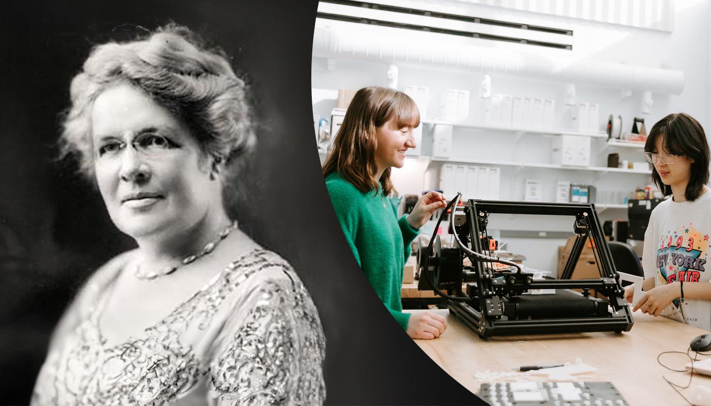 Kate Gleason and Cornell Engineering women faculty member and student