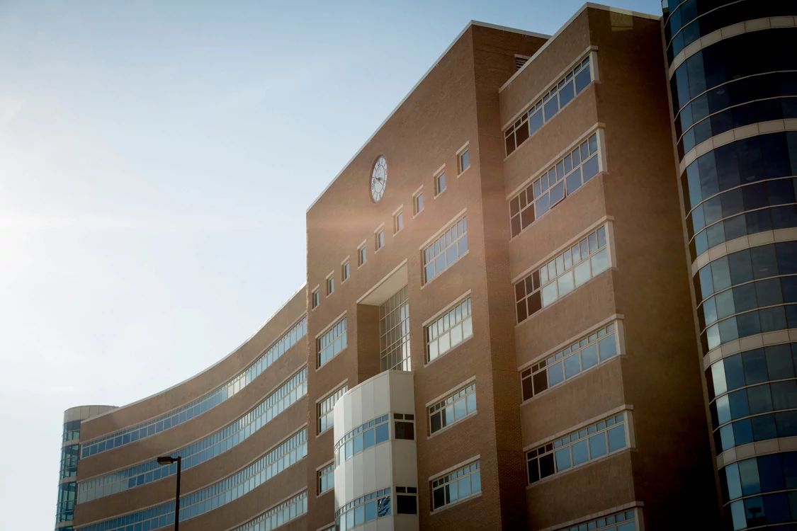 Rhodes Hall on a sunny day