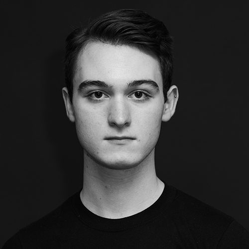 Black and white headshot of Marcus McDermott